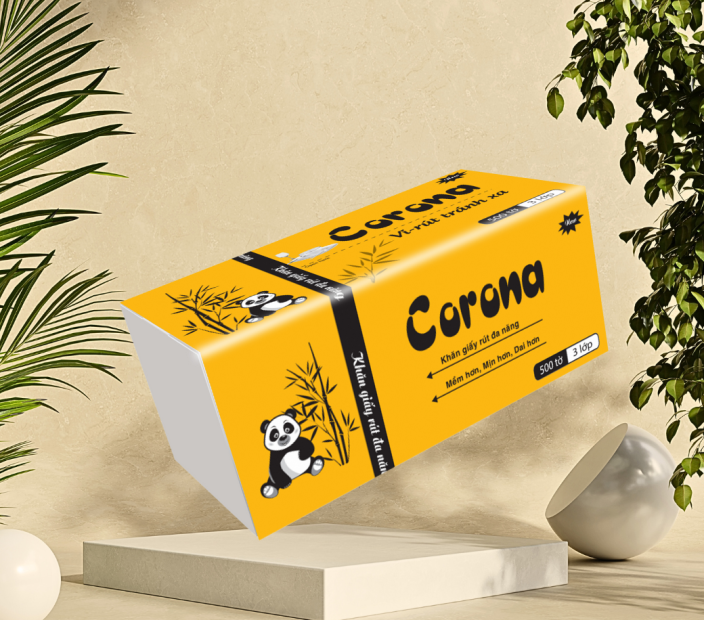 Khăn Giấy Rút Corona