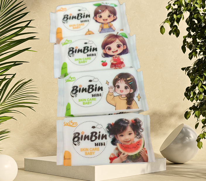 Khăn Giấy BinBin Mini - Skin Care Baby