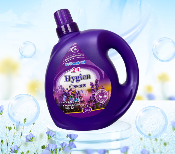 Nước Giặt Xả Vải Hygien Corona 2in1