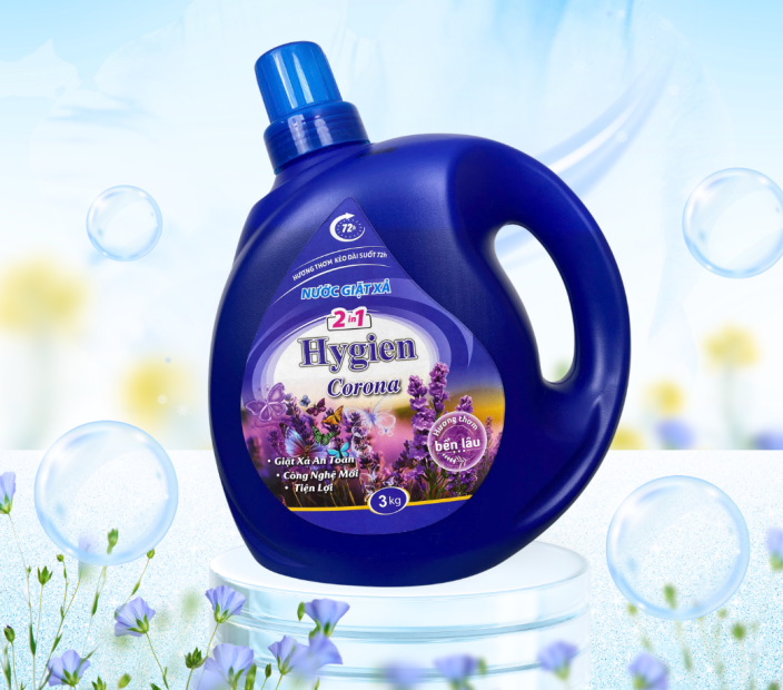 Nước Giặt Xả Vải Hygien Corona 2in1