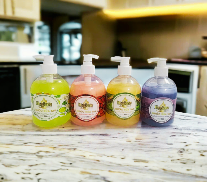 Nước Rửa Tay Hygiene Chiết Xuất Dâu Tây