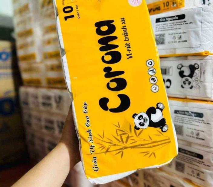 Giấy Cuộn Corona [10 Cuộn/Lốc]