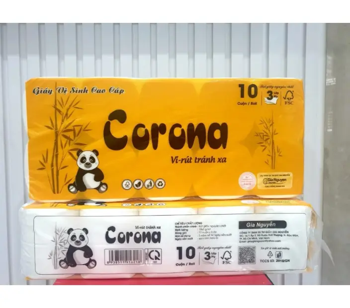 Giấy Cuộn Corona [10 Cuộn/Lốc]