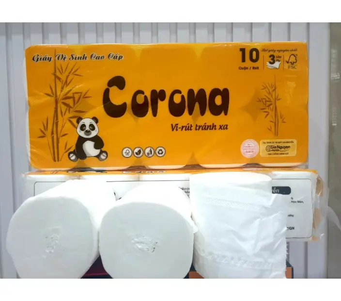Giấy Cuộn Corona [10 Cuộn/Lốc]