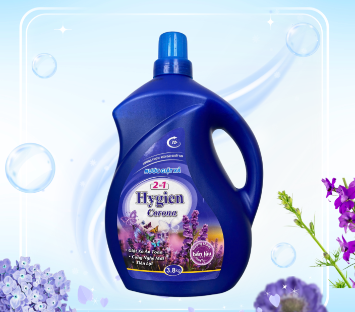 Nước Giặt Xả Vải Hygien Corona 2in1 [3.8kg]