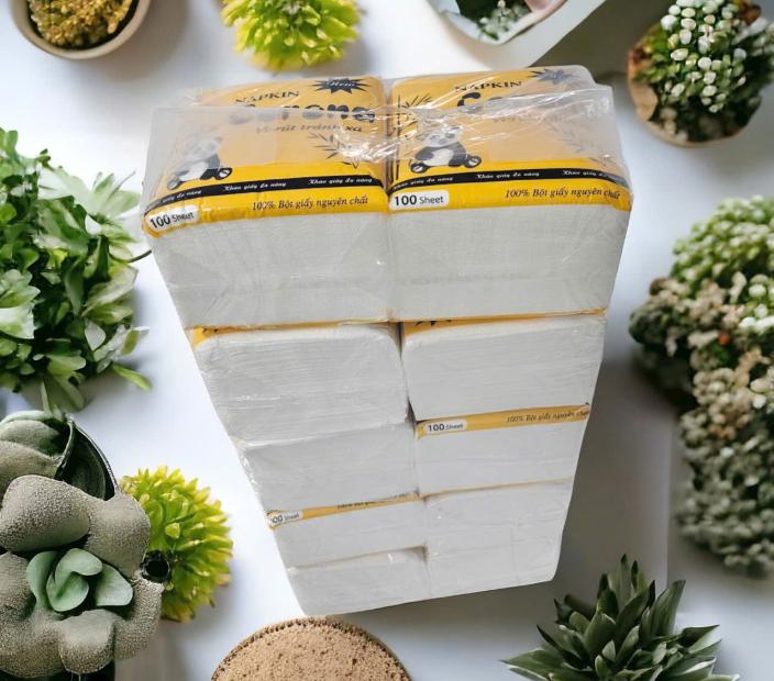 Khăn Giấy Ăn 100 Tờ Corona