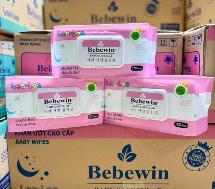 Khăn Ướt Bebewin Màu Hồng | Màu Xanh | Màu Tím