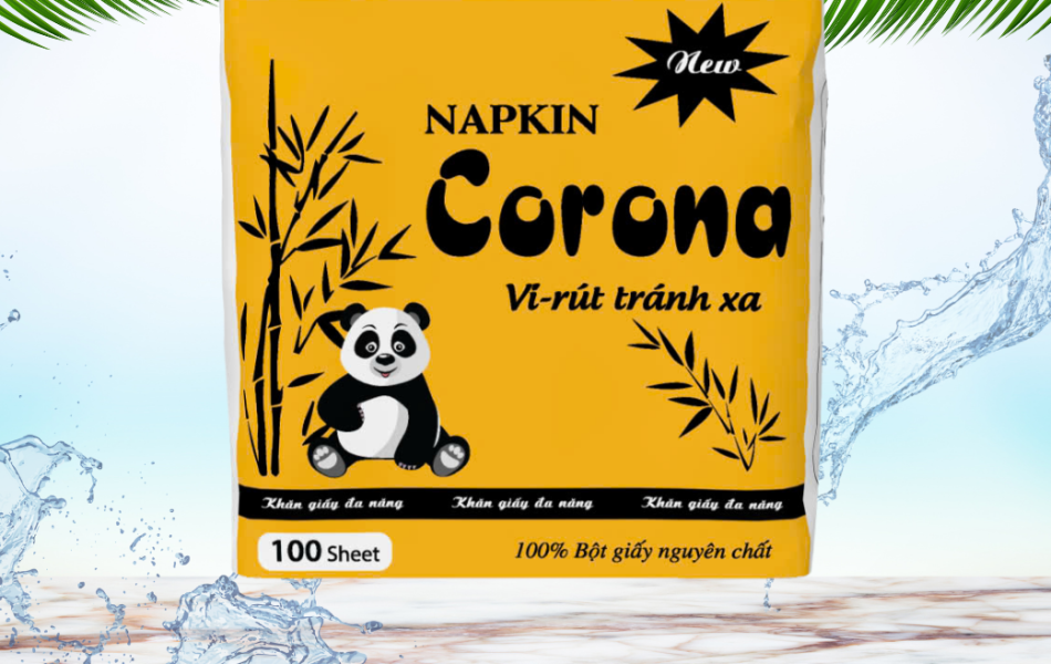 Khăn Giấy Ăn 100 Tờ Corona