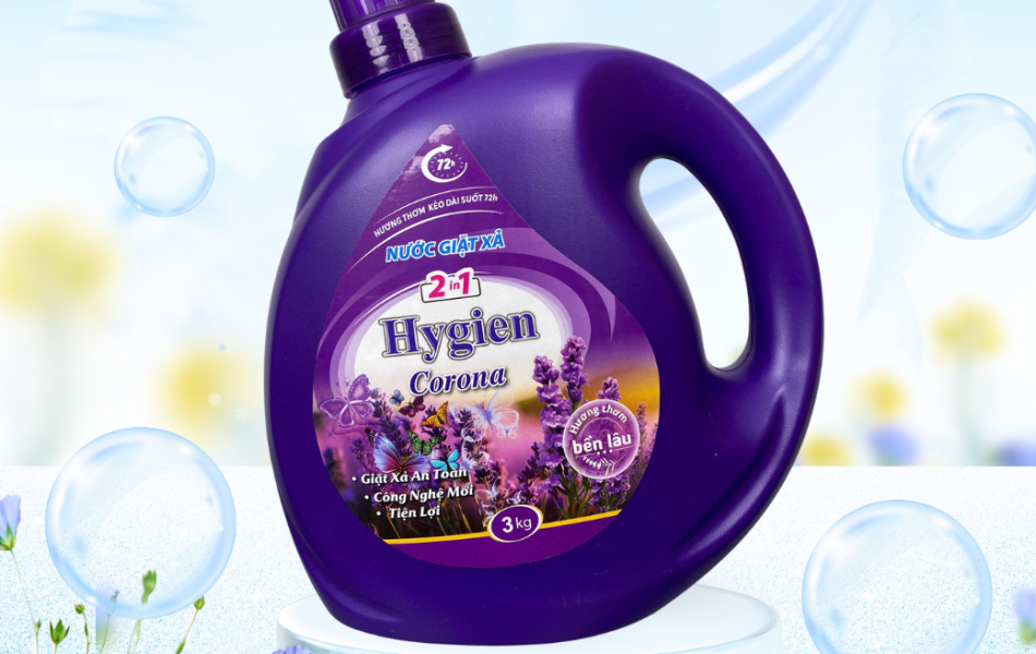 Nước Giặt Xả Vải Hygien Corona 2in1