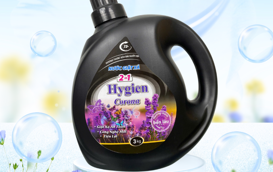 Nước Giặt Xả Vải Hygien Corona 2in1
