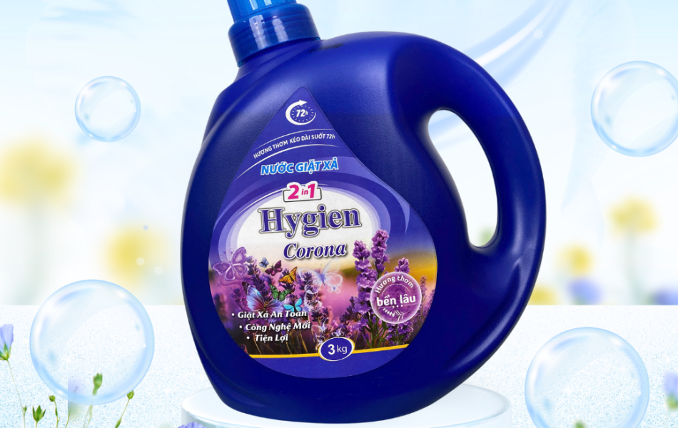 Nước Giặt Xả Vải Hygien Corona 2in1