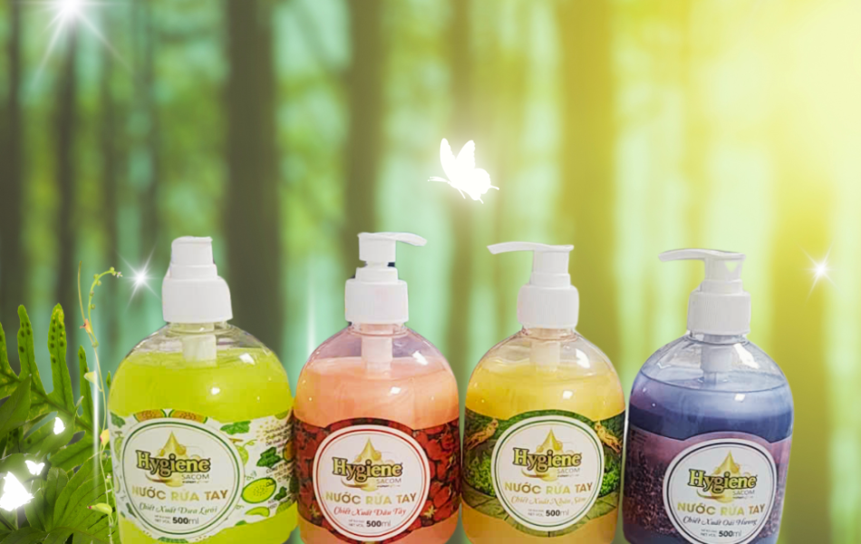 Nước Rửa Tay Hygiene Chiết Xuất Dâu Tây