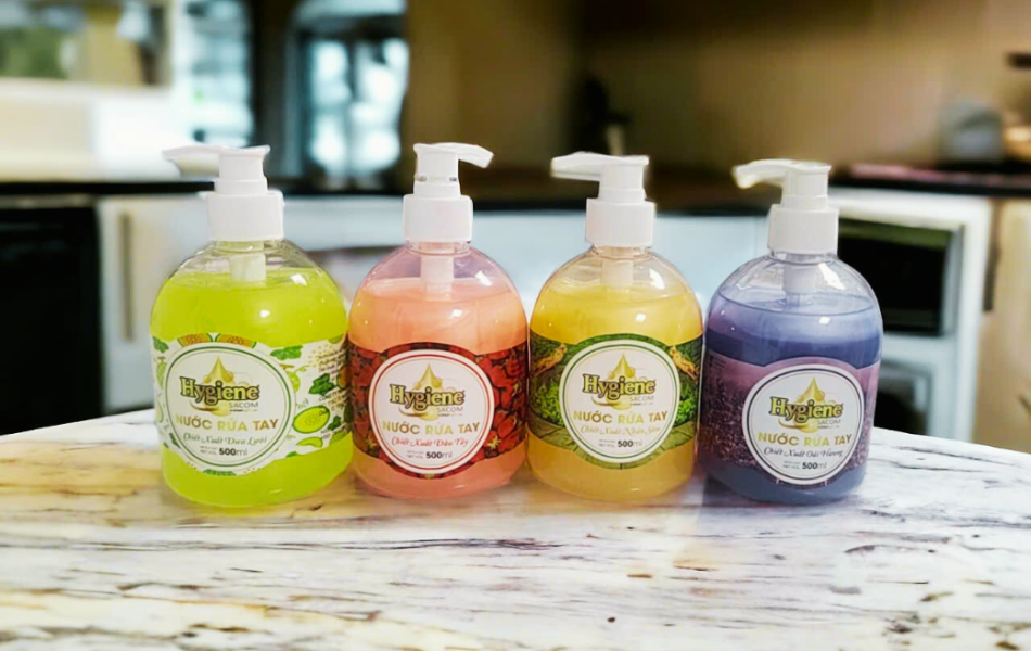Nước Rửa Tay Hygiene Chiết Xuất Dâu Tây