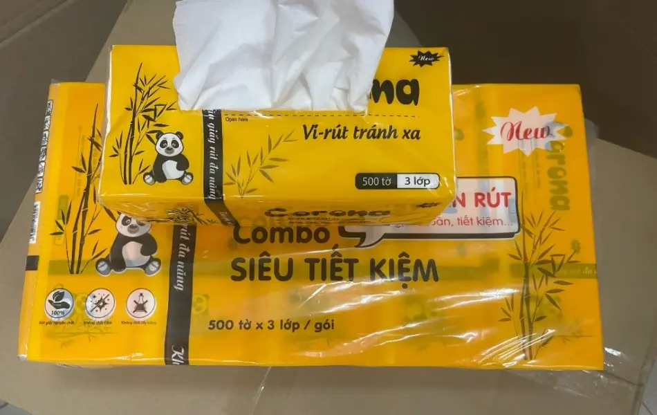 Khăn Giấy Rút Corona