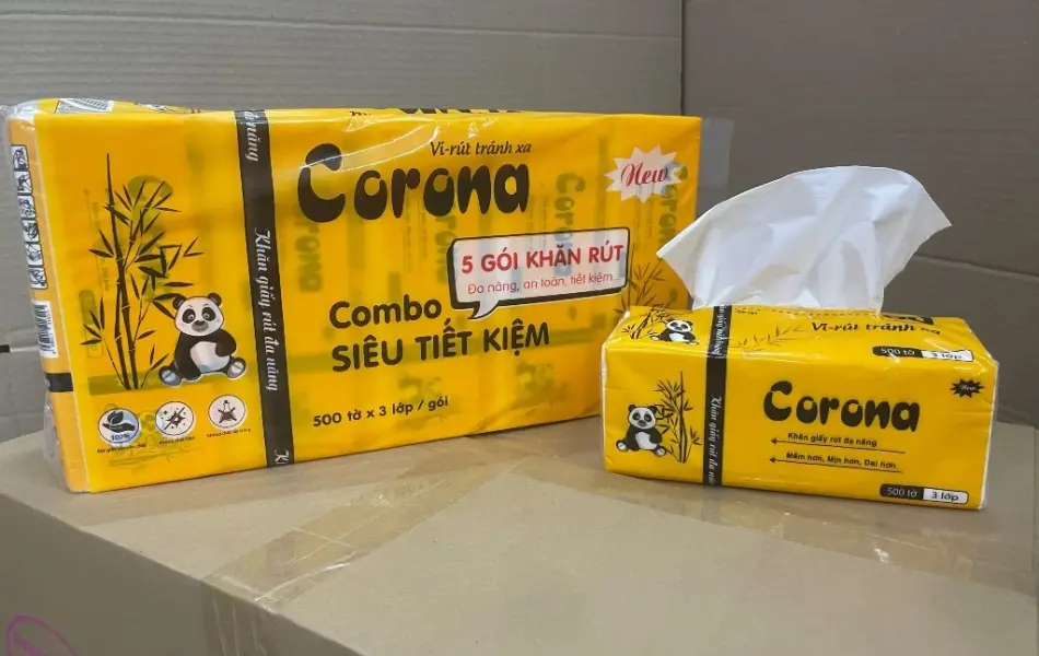 Khăn Giấy Rút Corona