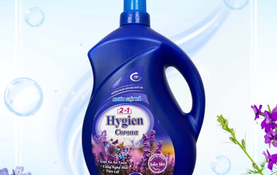 Nước Giặt Xả Vải Hygien Corona 2in1 [3.8kg]