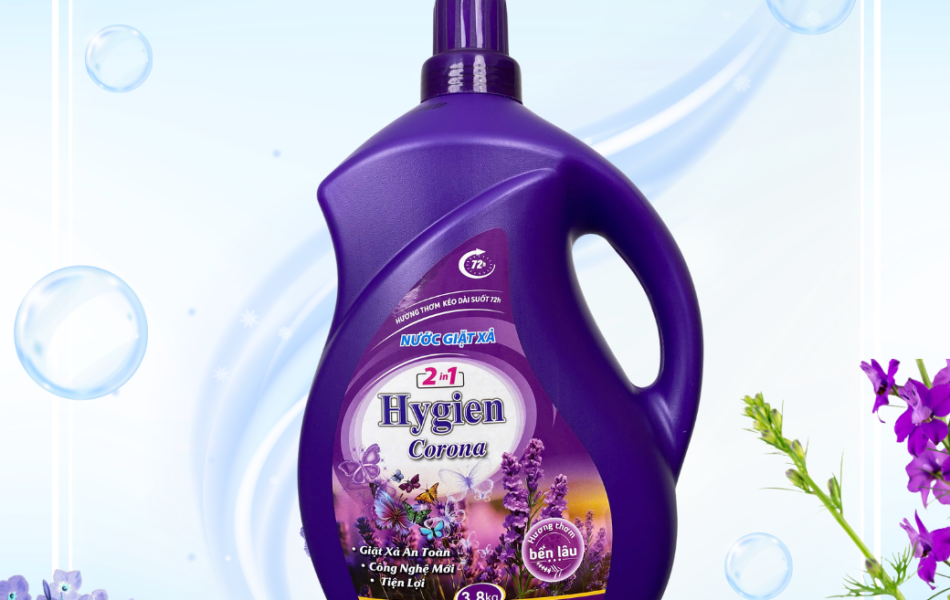 Nước Giặt Xả Vải Hygien Corona 2in1 [3.8kg]