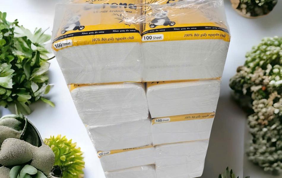 Khăn Giấy Ăn 100 Tờ Corona