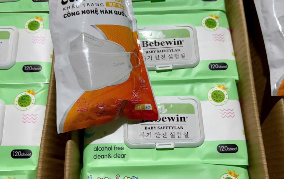 Khăn Ướt Bebewin Màu Hồng | Màu Xanh | Màu Tím