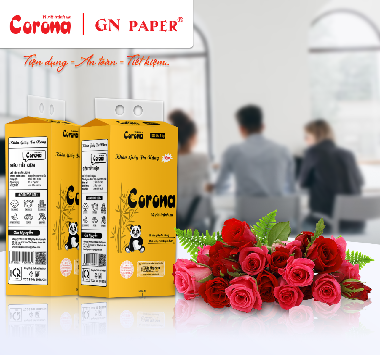 Xưởng Sản Xuất Khăn Giấy Rút Treo Tường Chính Hãng