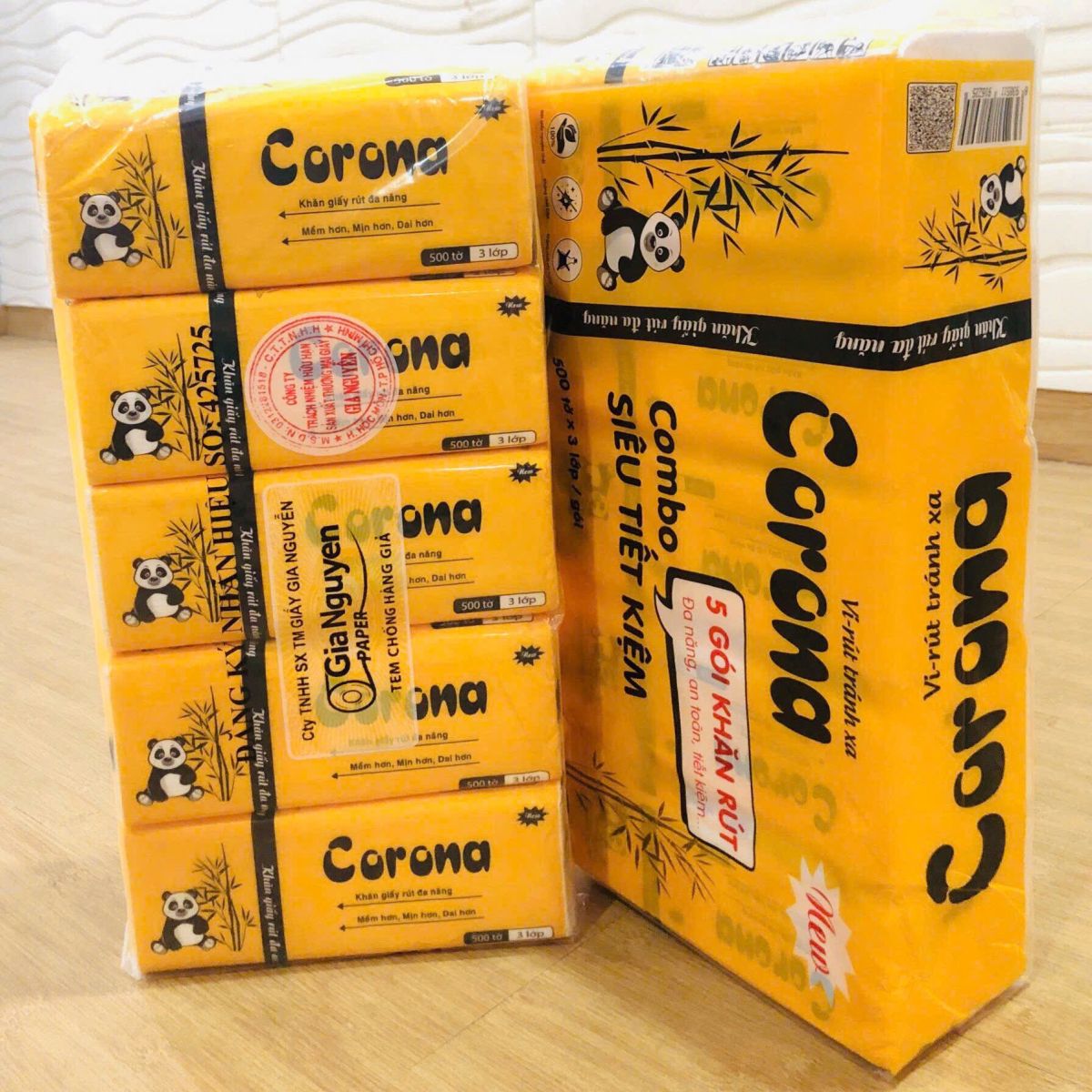 Thị trường khăn giấy Corona