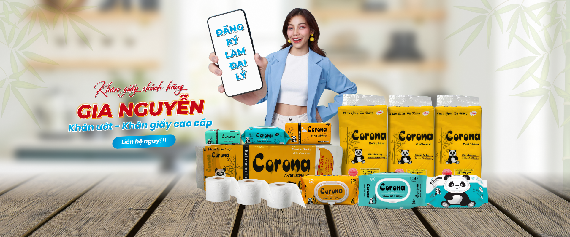 Khăn Giấy Corona Chính Hãng!