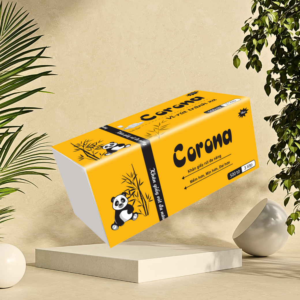 Khăn Giấy Rút Corona