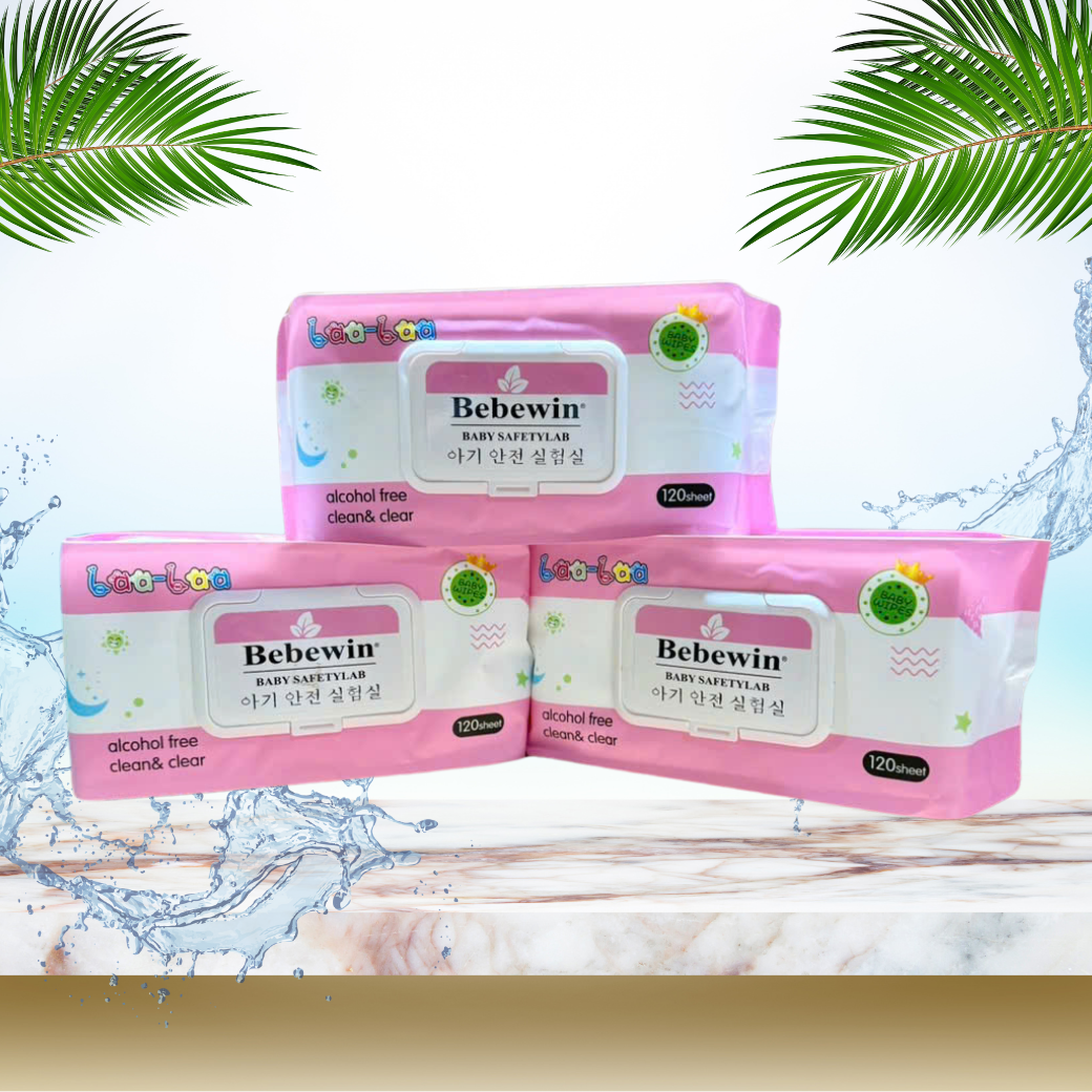 Khăn Ướt Bebewin Màu Hồng | Màu Xanh | Màu Tím