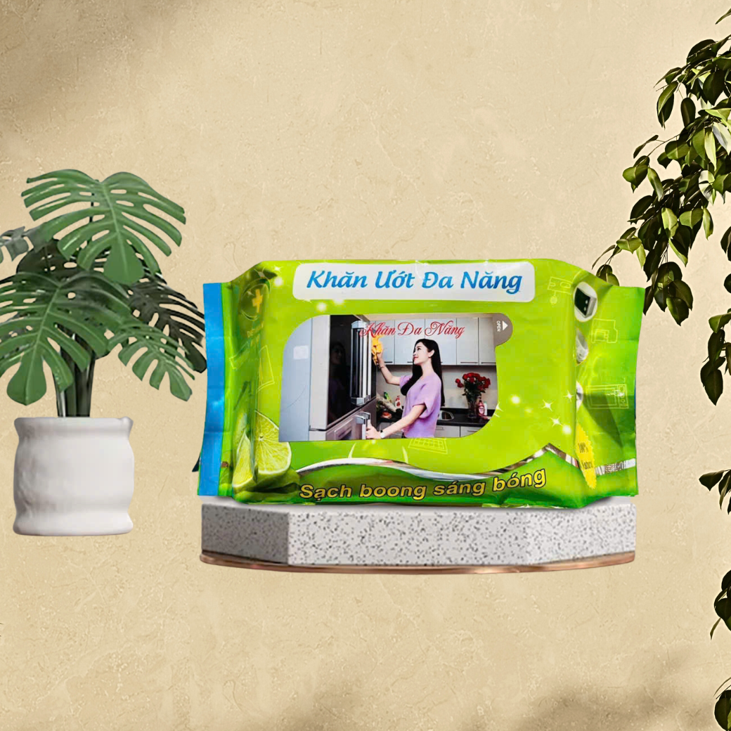 Khăn Lau Bếp Đa Năng 50 Tờ
