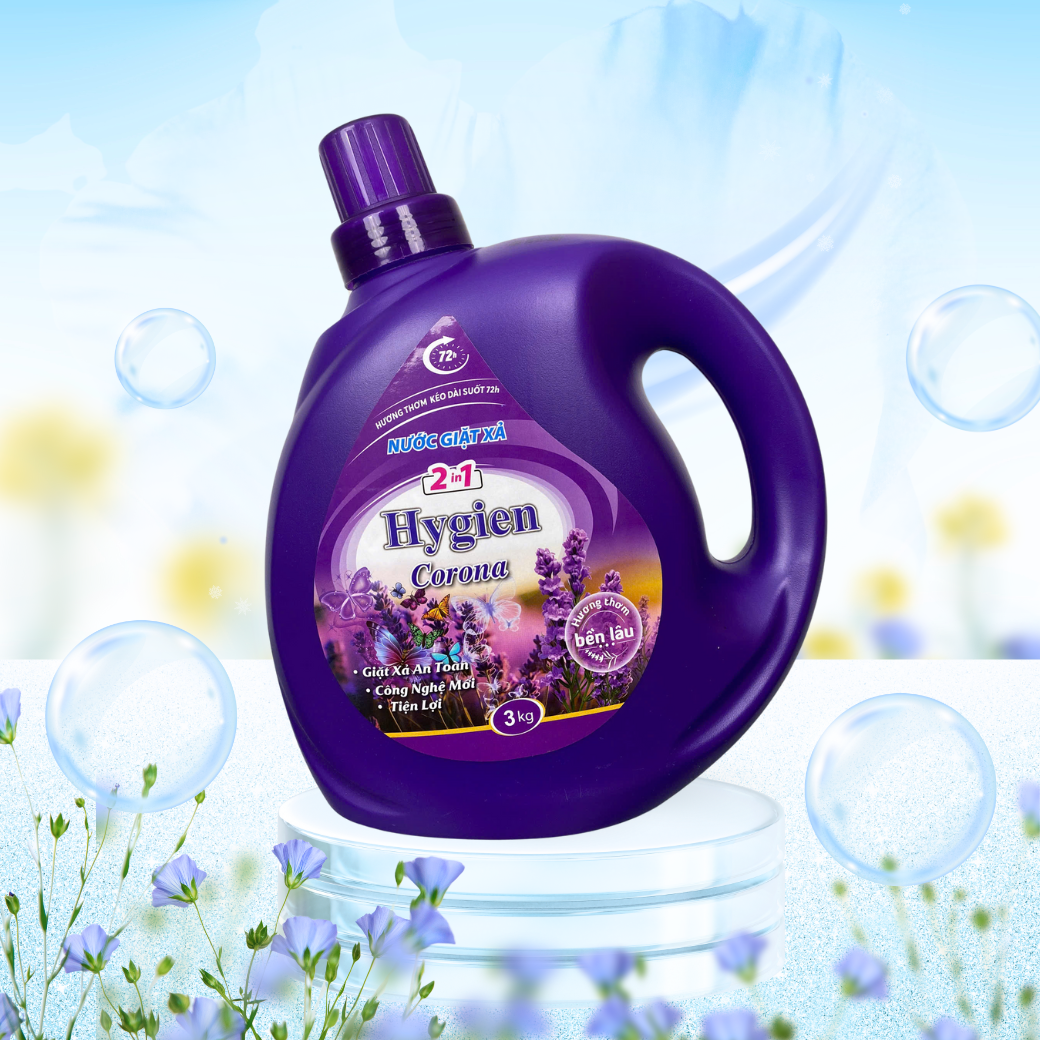 Nước Giặt Xả Vải Hygien Corona 2in1